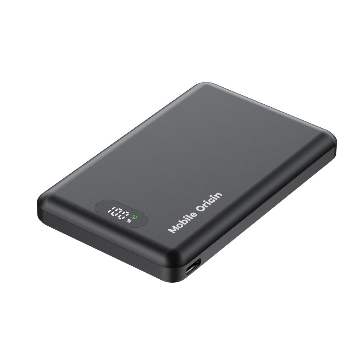 Bezdrátová magnetická powerbanka 3v1 MagSafe s displejem PB8, 10000mAh, 20W, Černá