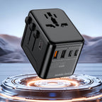 Cestovní Adaptér GaN 35W PW4 EU/UK/US/AUS, 3x USB-C + 2x USB-A