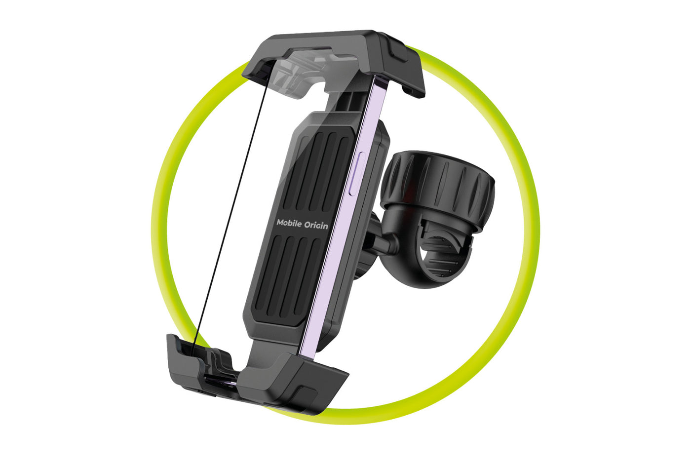 Bike Phone Mount B1, Quick-Release 360°, Black
