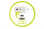 Powerbanka PB15 20000mAh 35W PD USB-C + Lightning kabel s MagSafe