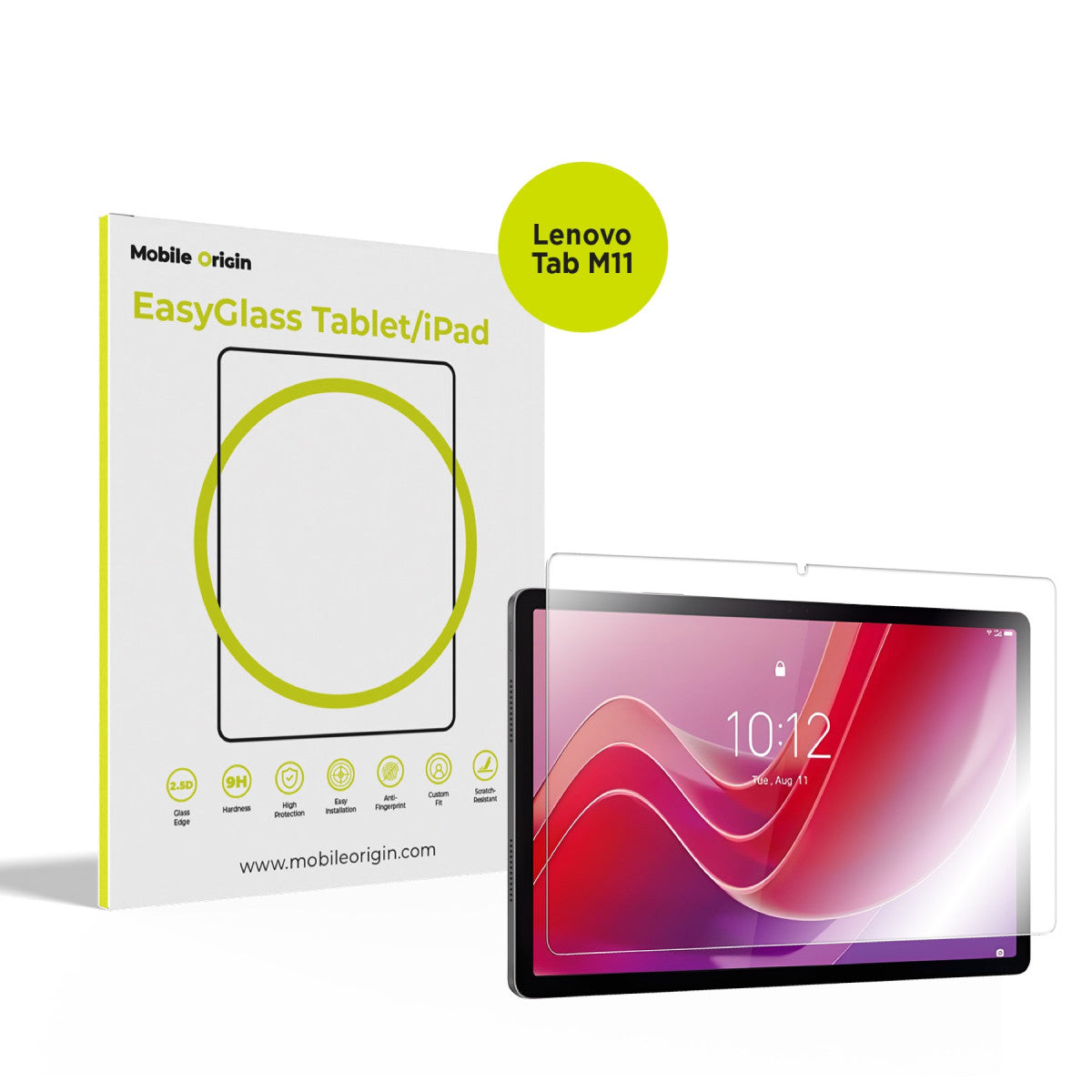EasyGlass Screen Protector, for Lenovo Tab