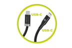 60W StayCable Cable with Magnetic Holder, USB-C to USB-C, 1.5 m, CB6