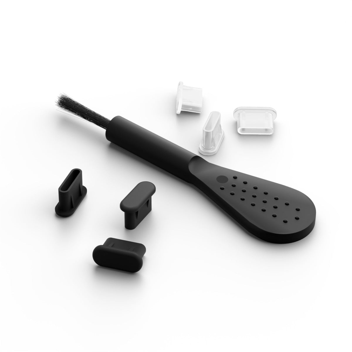 Krytka USB-C konektoru a čisticí štěteček pro iPhone/Android CL1