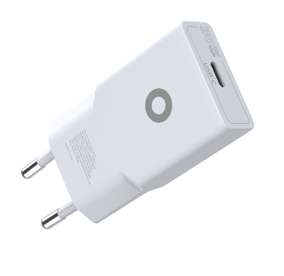 Wall Charger GaN Slim USB-C MO17, 30W, White