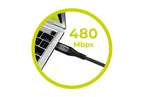 66W Cable with Display USB-A to USB-C 1.5m CB1
