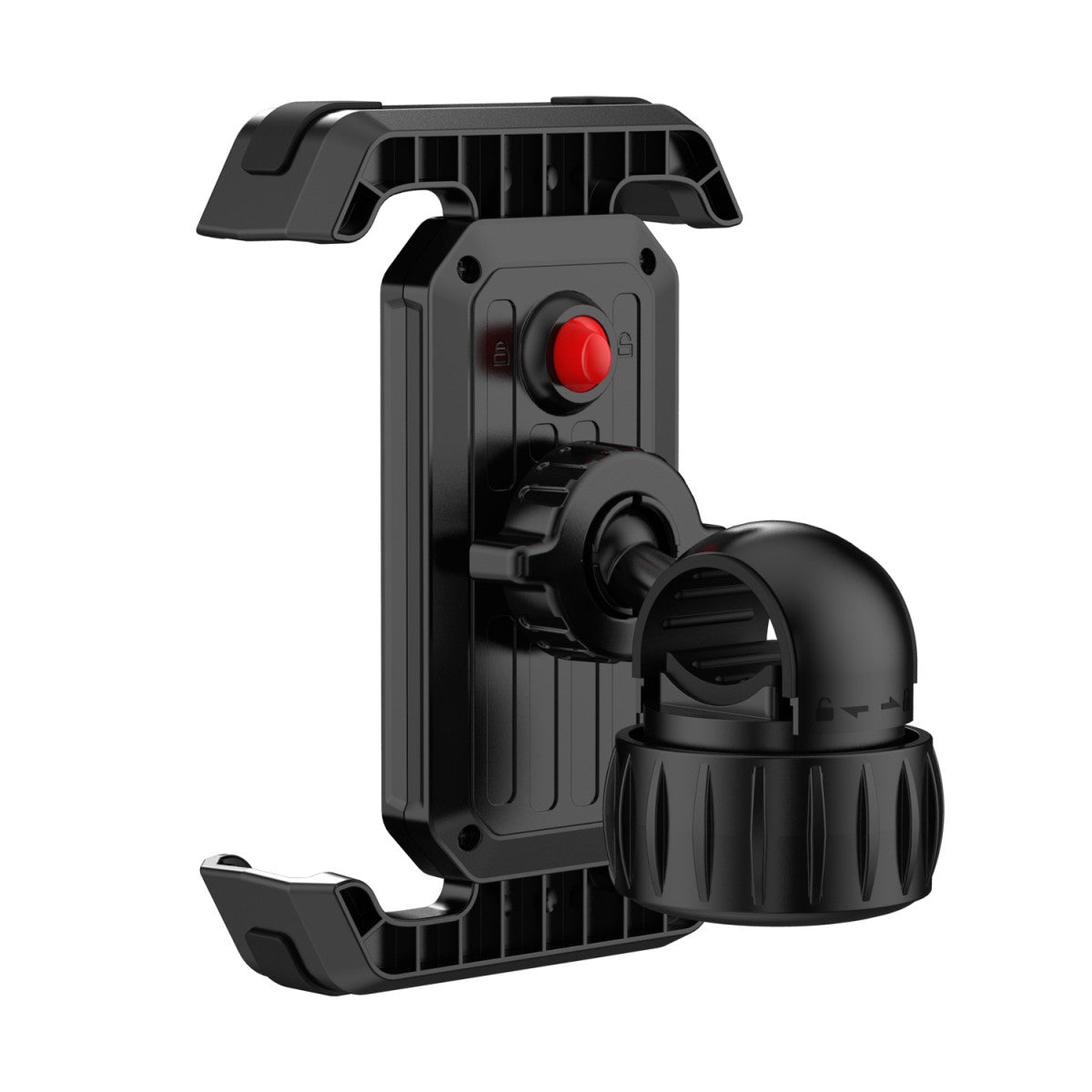Bike Phone Mount B1, Quick-Release 360°, Black