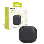 Kožené pouzdro pro AirPods 4, Černá