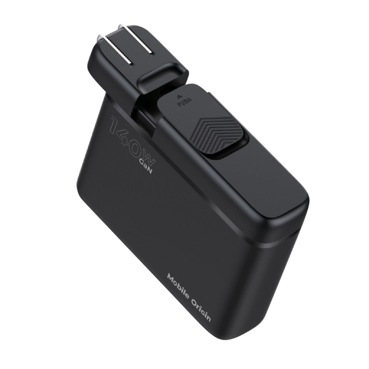 Cestovní nabíječka GaN EU/UK/US 3× USB-C + 3× USB-A PW12, 140W, Černá