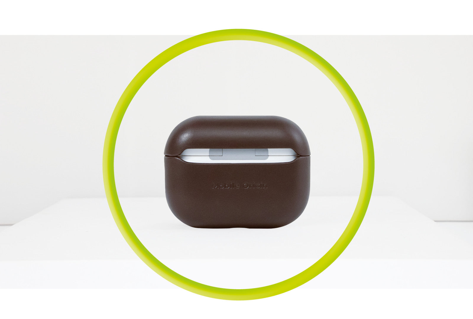 Kožené pouzdro pro AirPods Pro 2 – hnědé