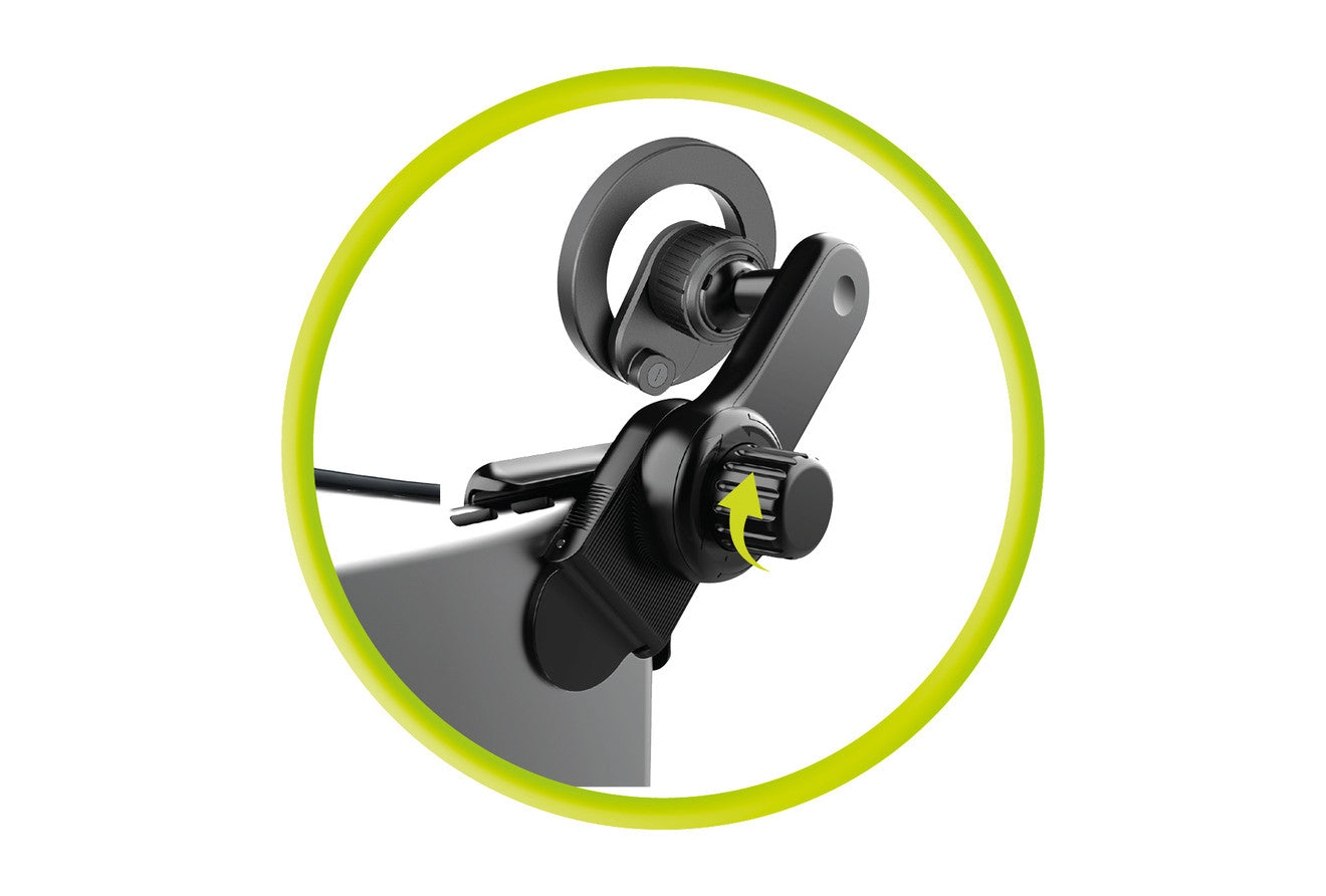 Corner Magnetic Car Mount MO20, Black