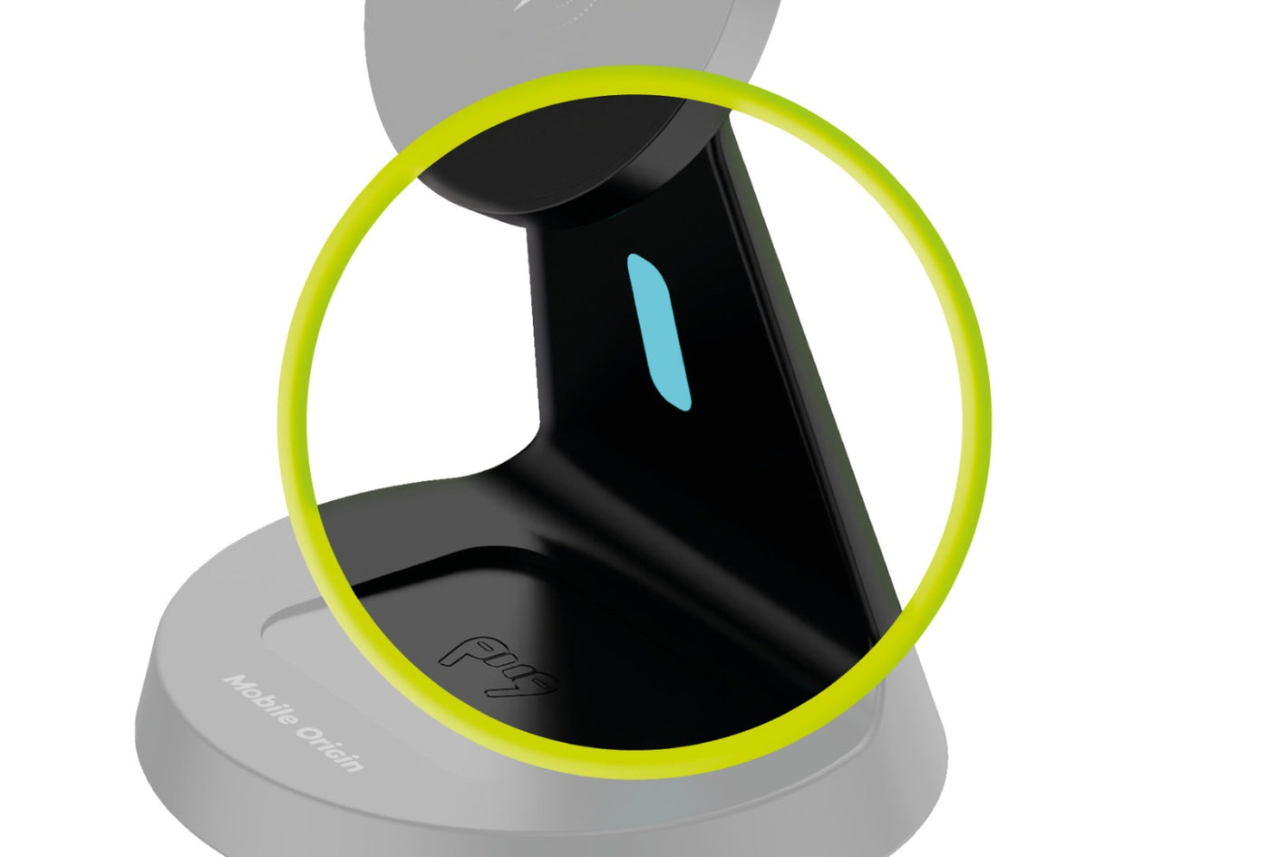 Wireless Magnetic Stand 3-in-1 MagSafe PW9, 18W, Black