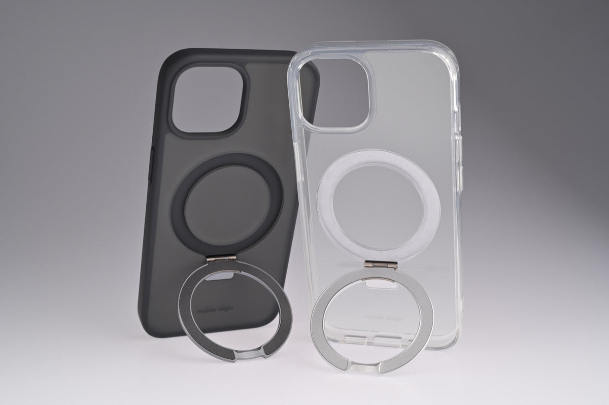 RingMag kryt pro iPhone 15, Černá