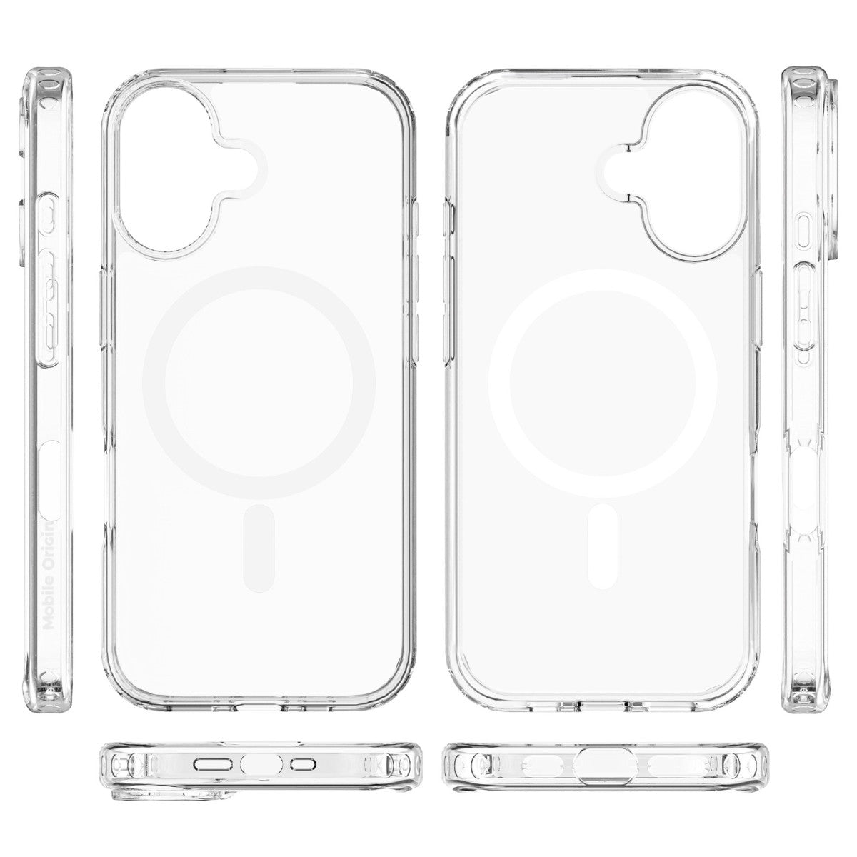 Easy Hybrid MagSafe Case for iPhone 17, Clear