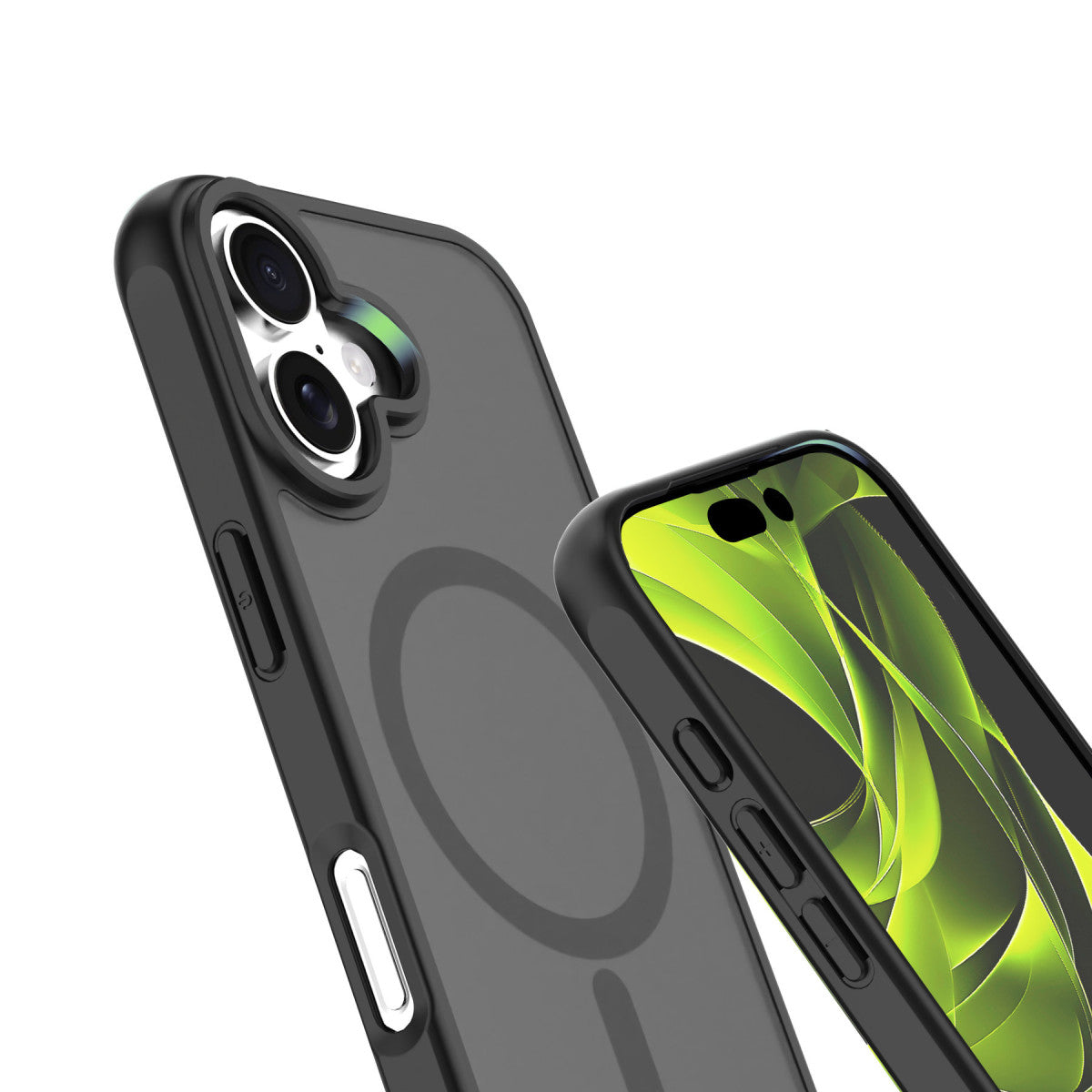 Easy Hybrid MagSafe Case for iPhone 16, Matte Black