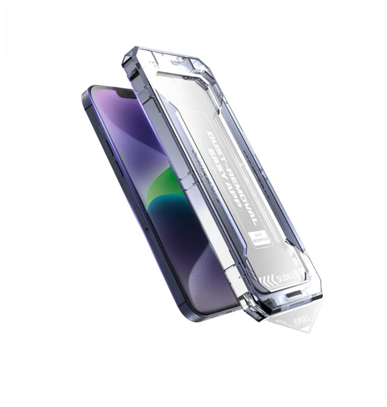Ochranné sklo se snadnou instalací, pro iPhone 14 / iPhone 13 / iPhone 13 Pro / iPhone 16e / iPhone 17e