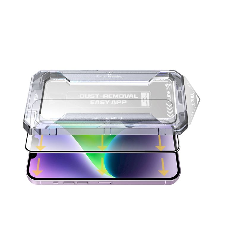 Ochranné sklo se snadnou instalací, pro iPhone 13 Pro Max / iPhone 14 Plus