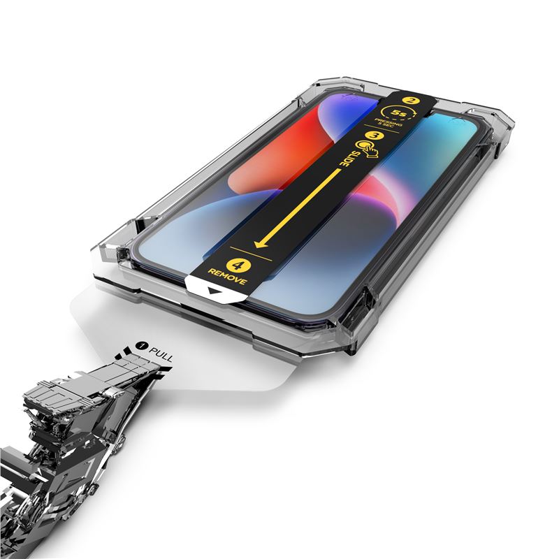 Ochranné sklo se snadnou instalací, pro iPhone 13 Pro Max / iPhone 14 Plus